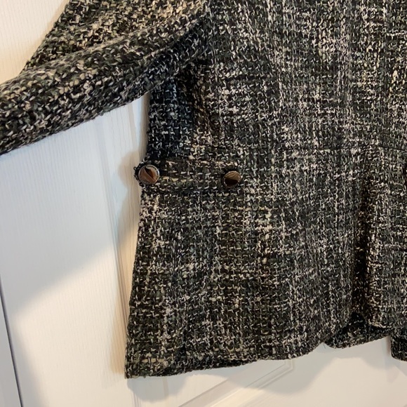 Adrienne Vittadini Grey Multi Jacket Size 4 - Picture 12 of 13